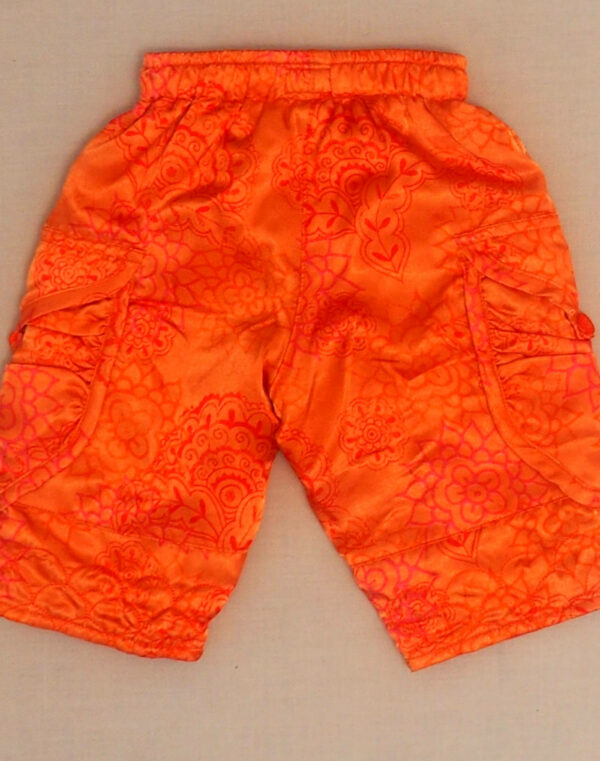 Pantalon satiné fleuri