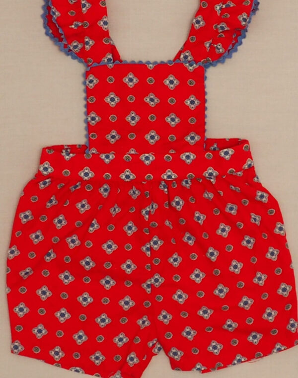 Salopette à imprimé provencal