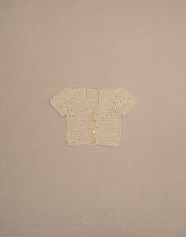 Blouse en crochet fait main 1950