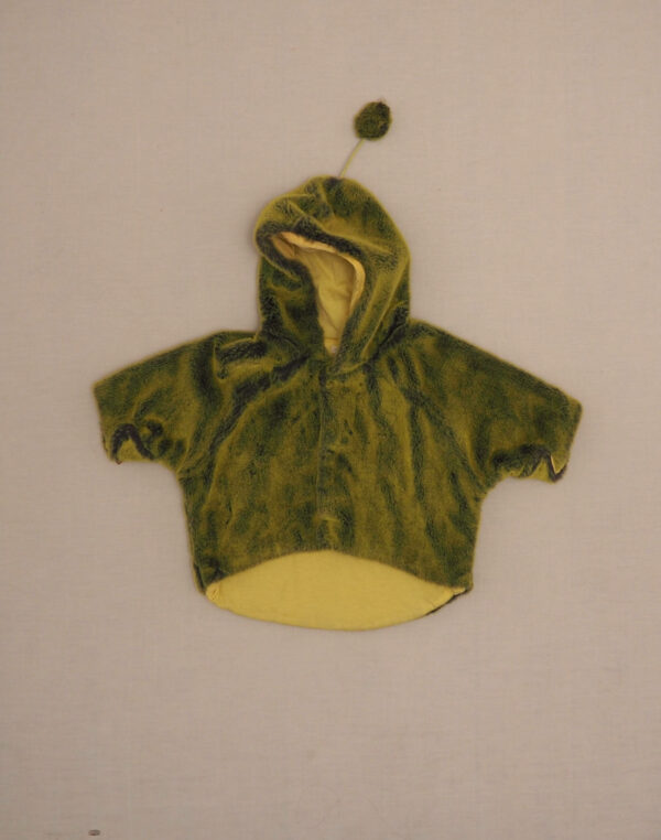 Manteau en fourrure verte hérisson