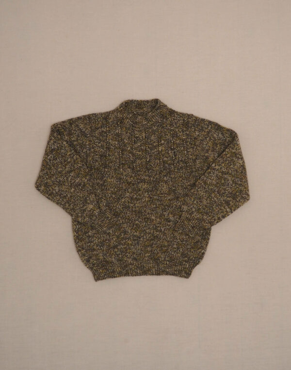 Pull chiné tricoté main 6 ans