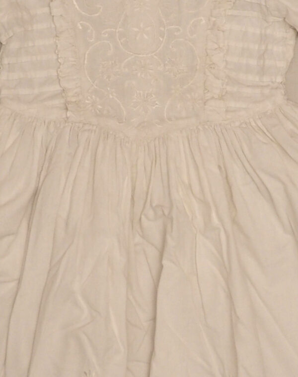 White embroidered dress 6 years