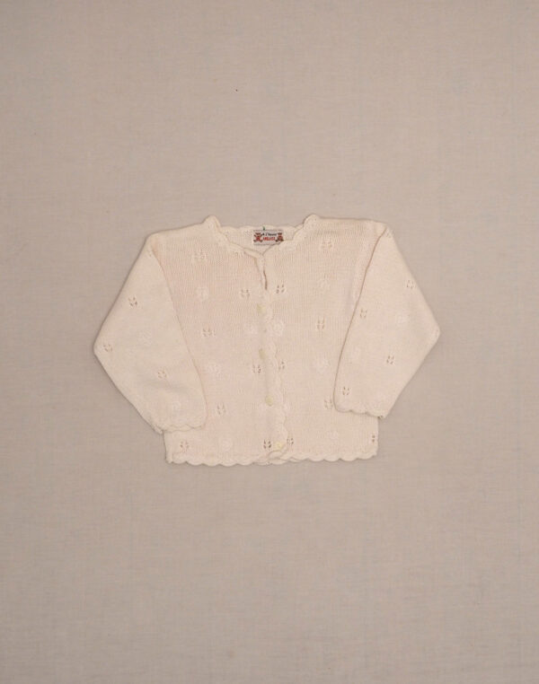 Cardigan maille ajourée