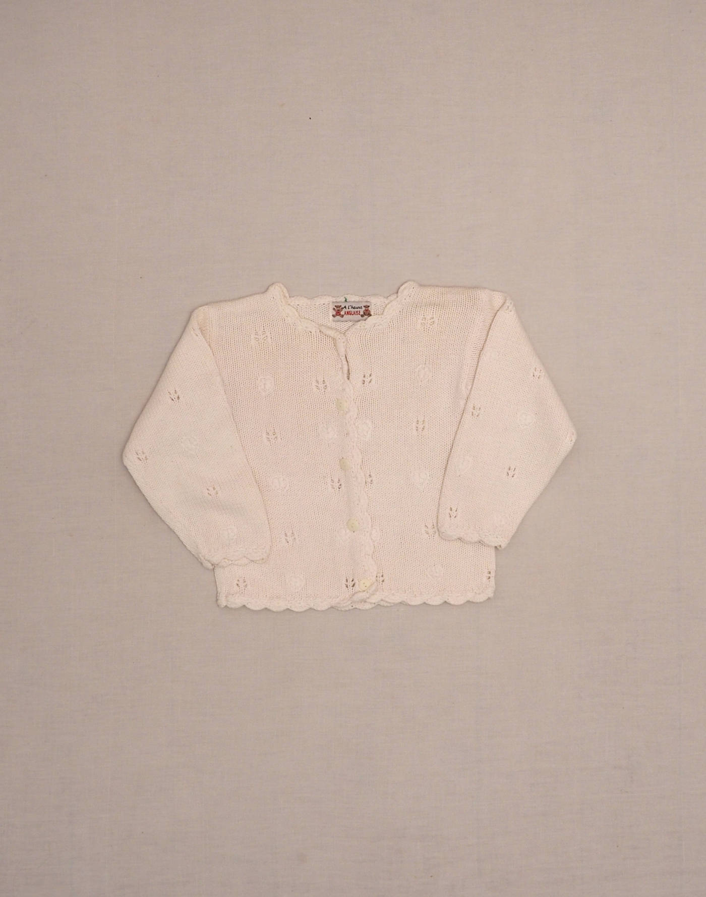 Cardigan maille ajourée