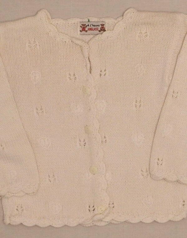 Cardigan maille ajourée