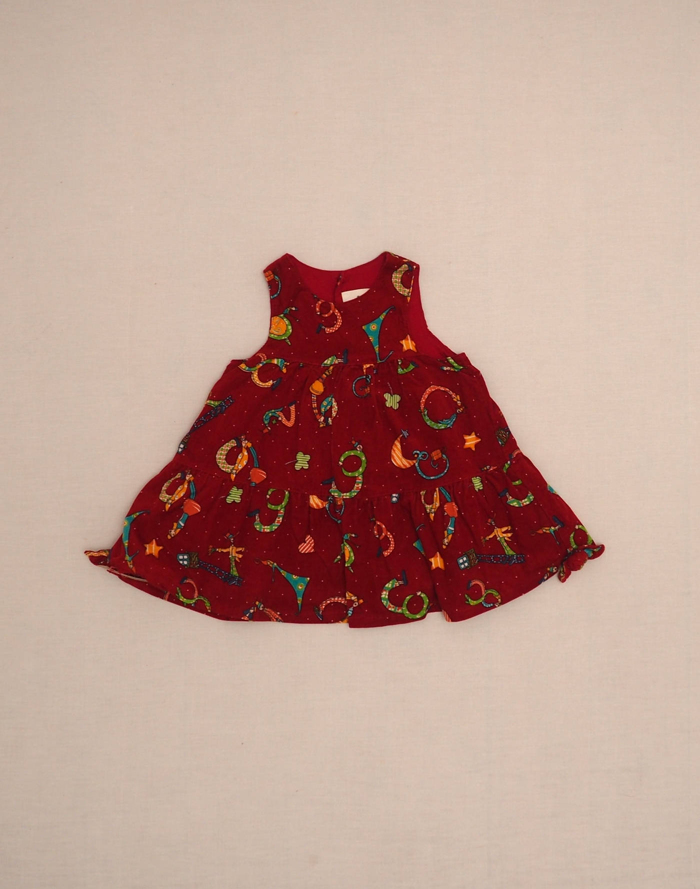 Bonshommes velvet dress