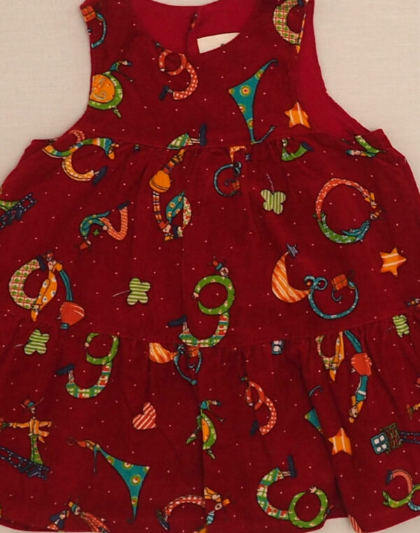 Bonshommes velvet dress