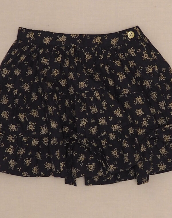 Cacharel navy floral skirt