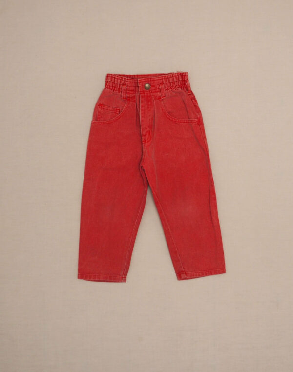 Jean rouge denim