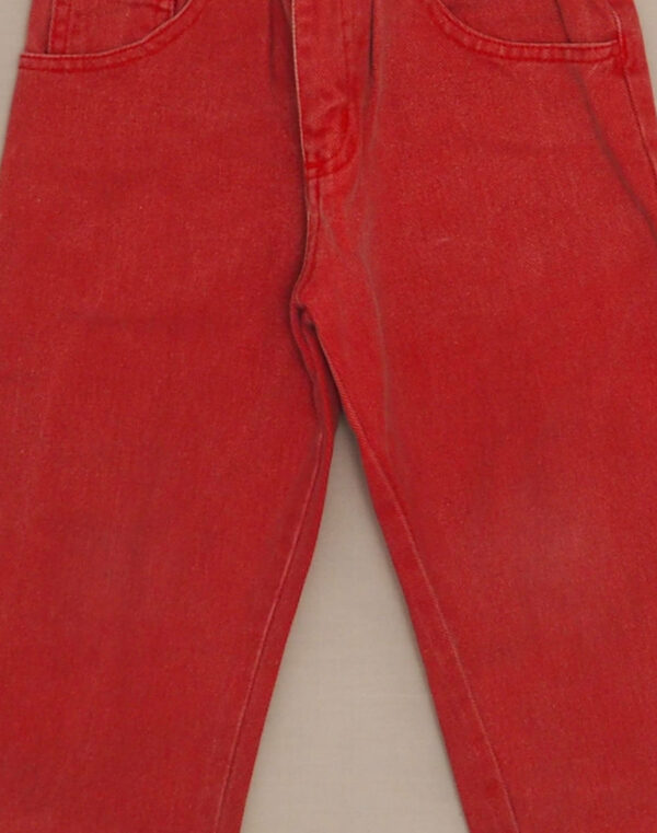 Jean rouge denim