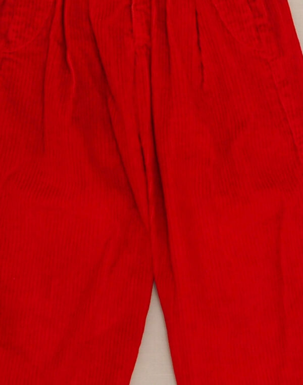 Pantalon à pinces velours 6 ans