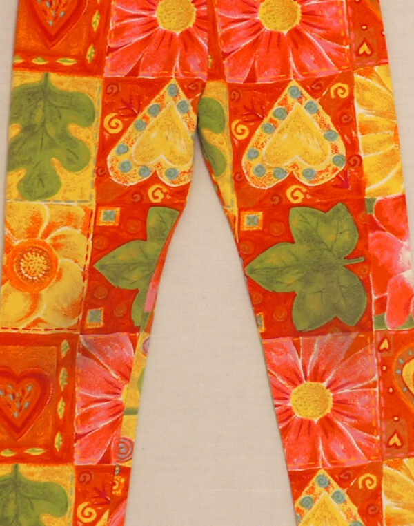 Legging fleuri 6 ans