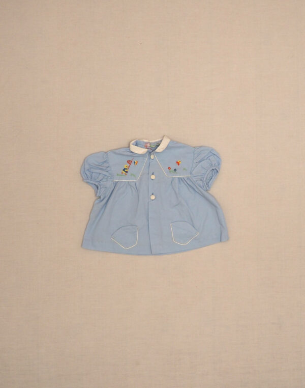 Blouse poussins années 1950