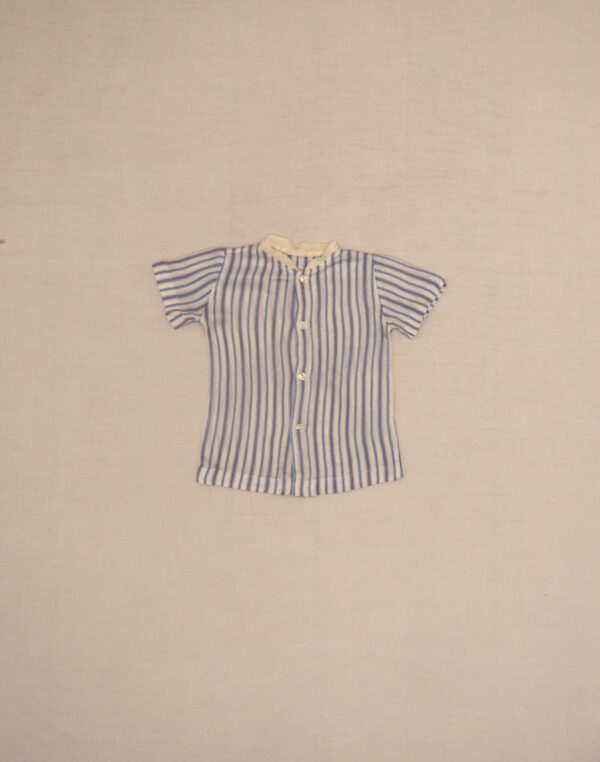 Striped knitted blouse