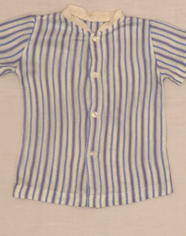 Striped knitted blouse