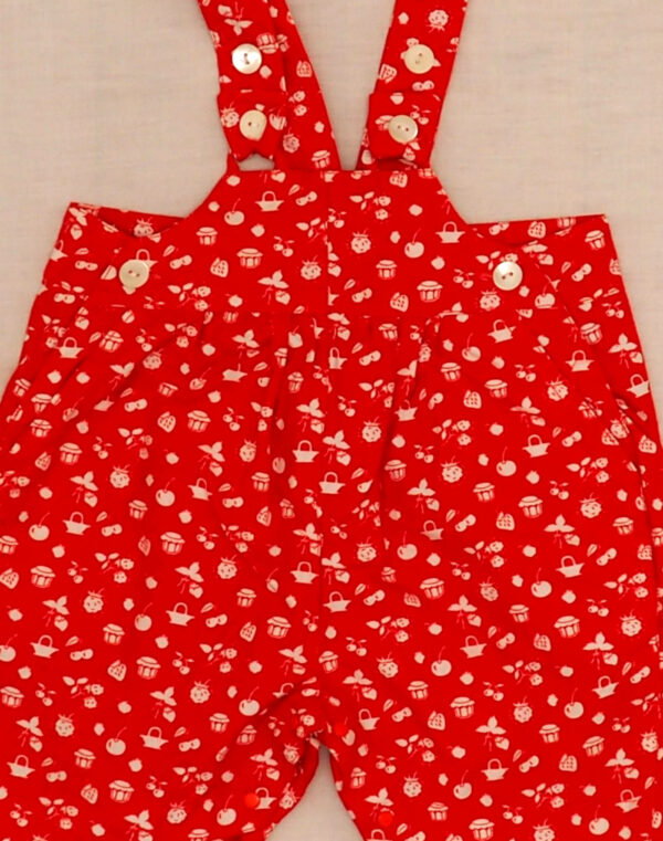 Salopette short confiture