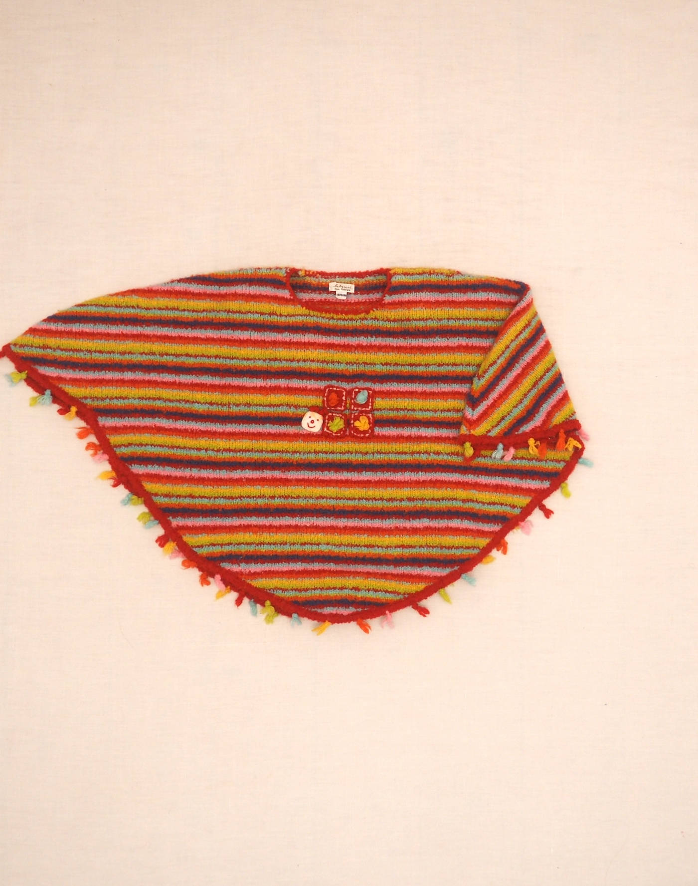 Poncho multicolore
