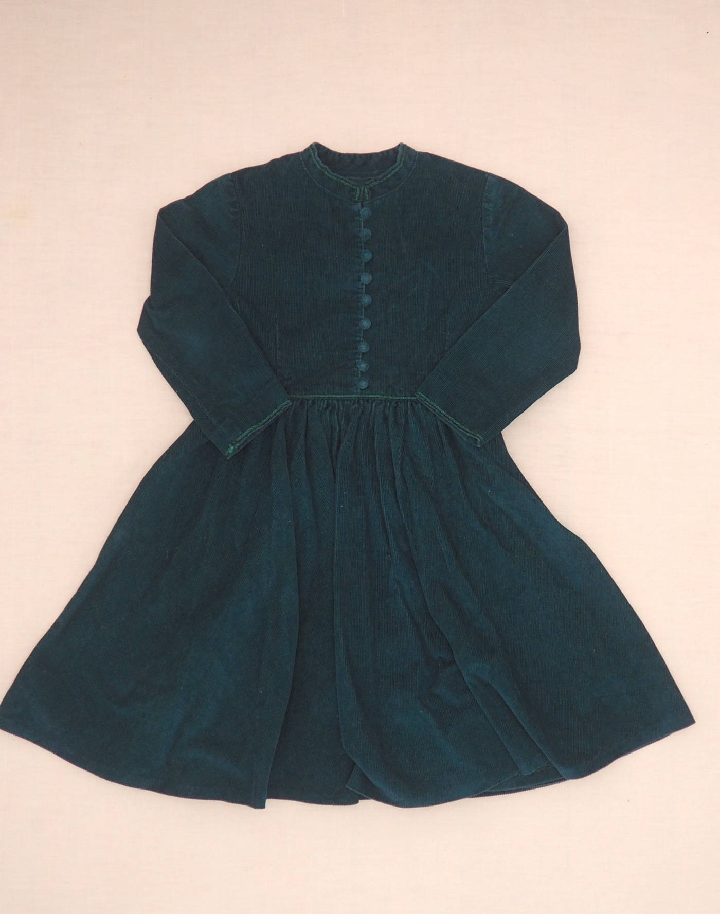 Robe velours émeraude 7 ans
