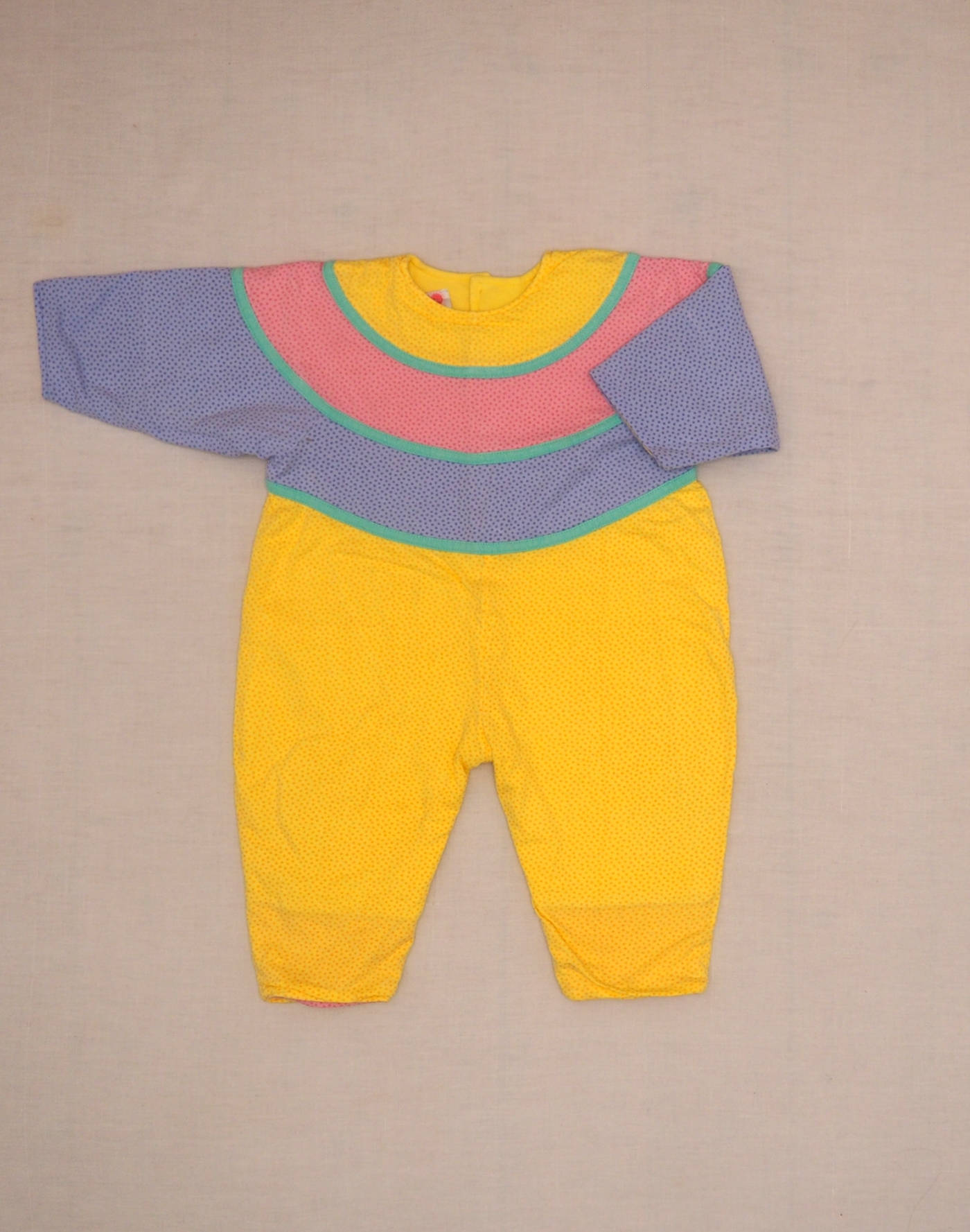Combinaison à pois multicolore