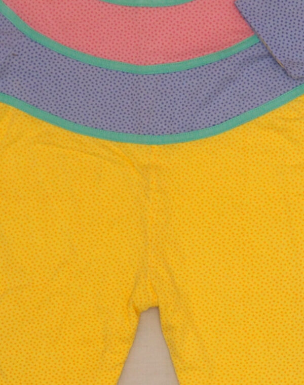 Combinaison à pois multicolore