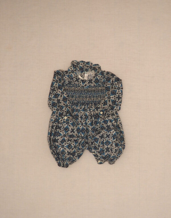 Combinaison à smocks motif vitrail