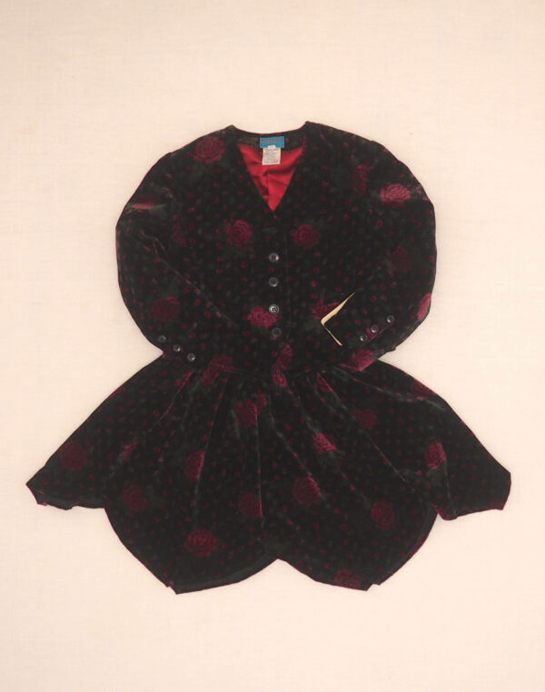 Ensemble velours fleuri Kenzo Paris