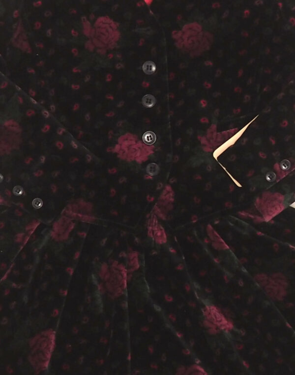 Ensemble velours fleuri Kenzo Paris