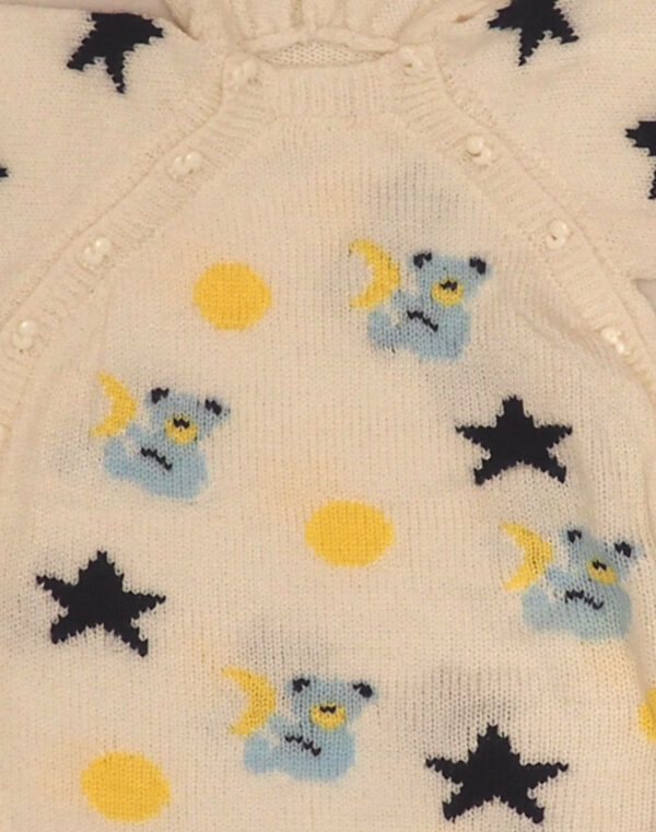 Handmade teddy bear & stars sleeping bag