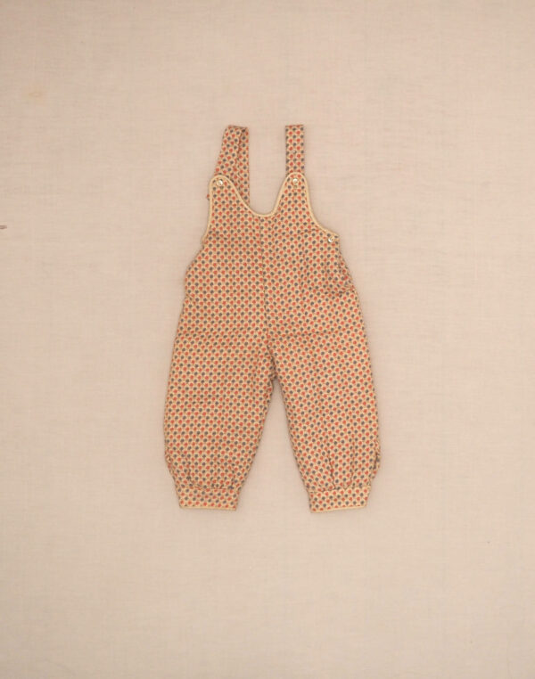 Salopette fleurie laine & coton 1970