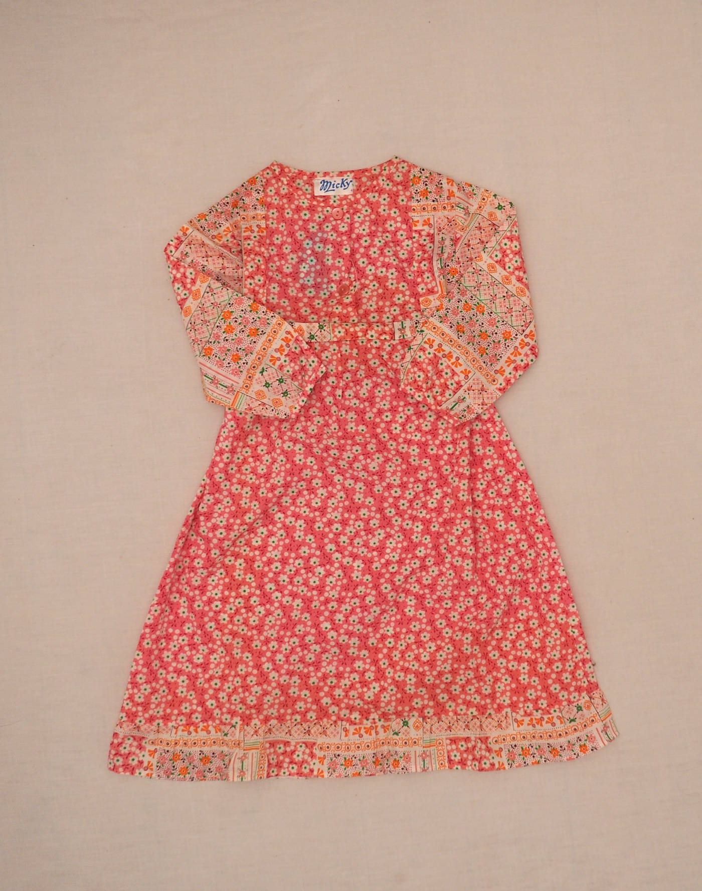 Robe à fleurs 1970