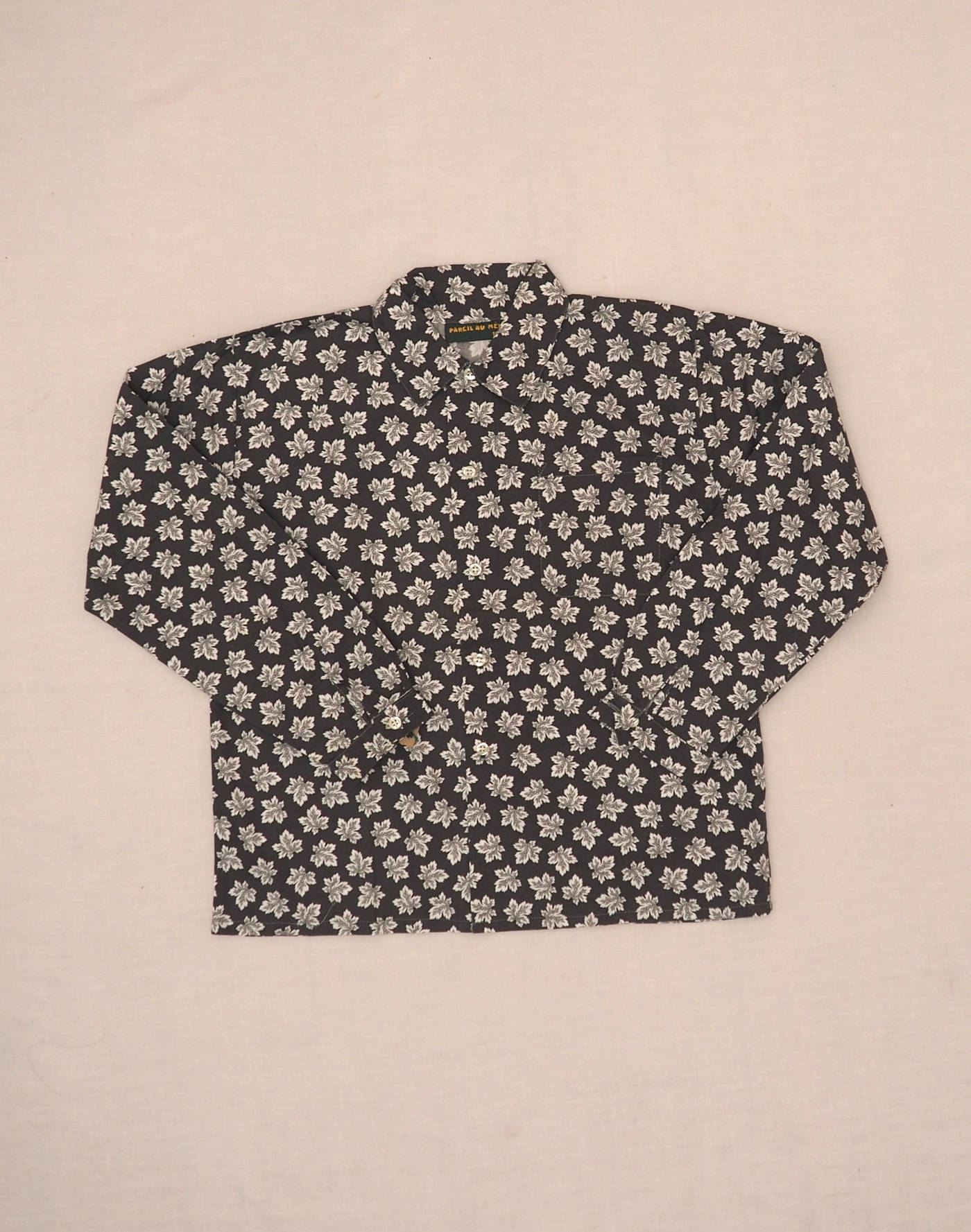 10 years leaf pattern shirt