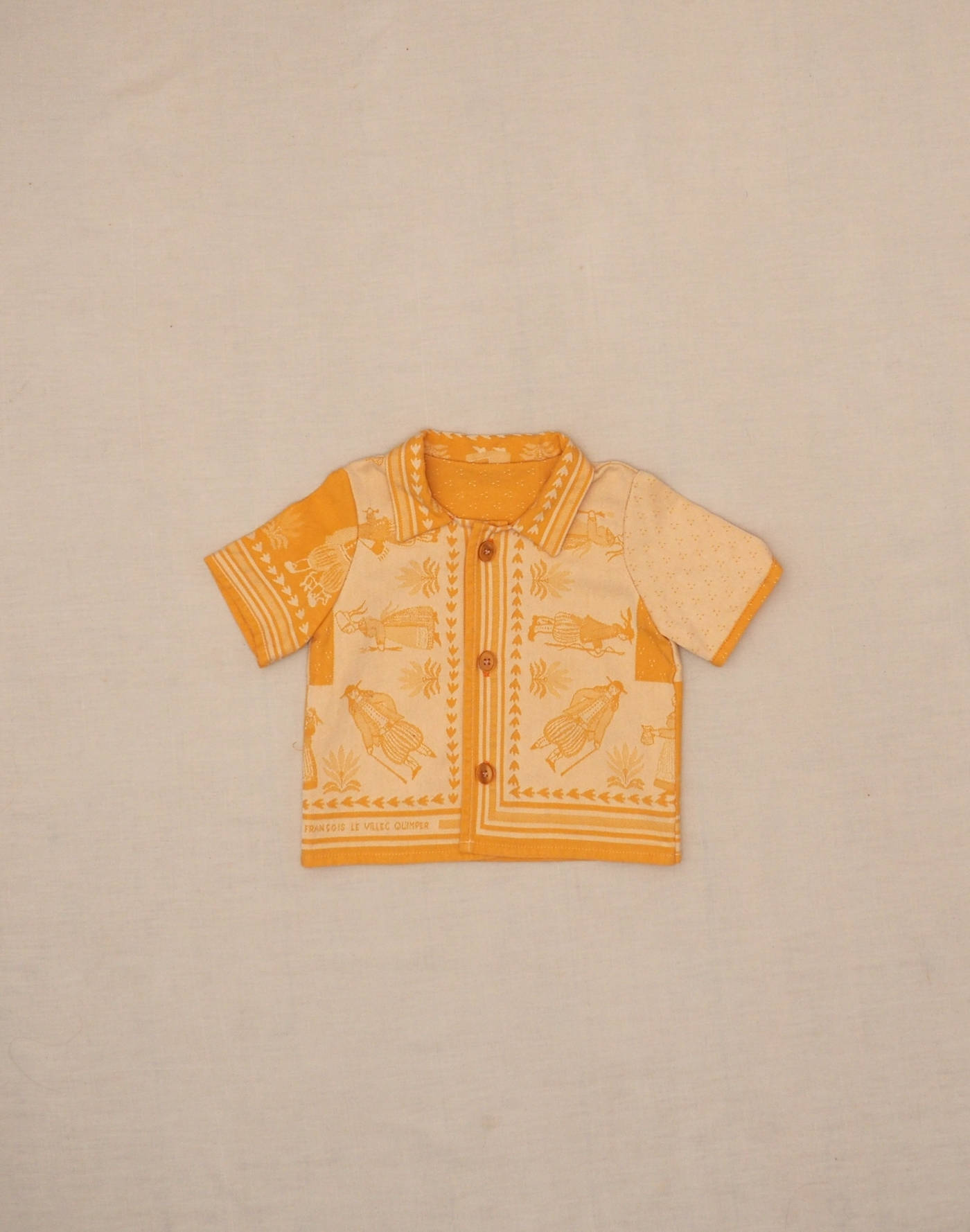 Handmade Breton tea towel blouse