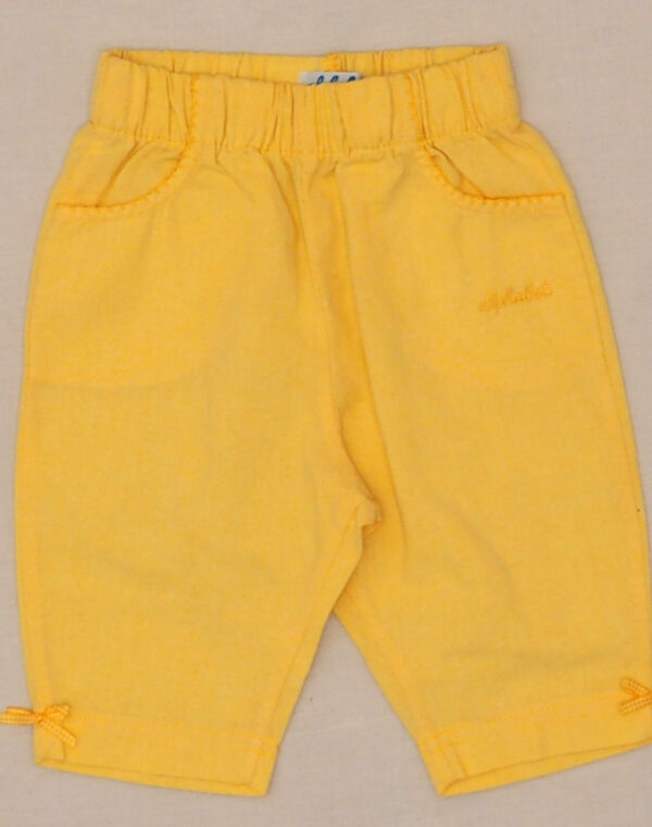 Pantalon jaune beurre
