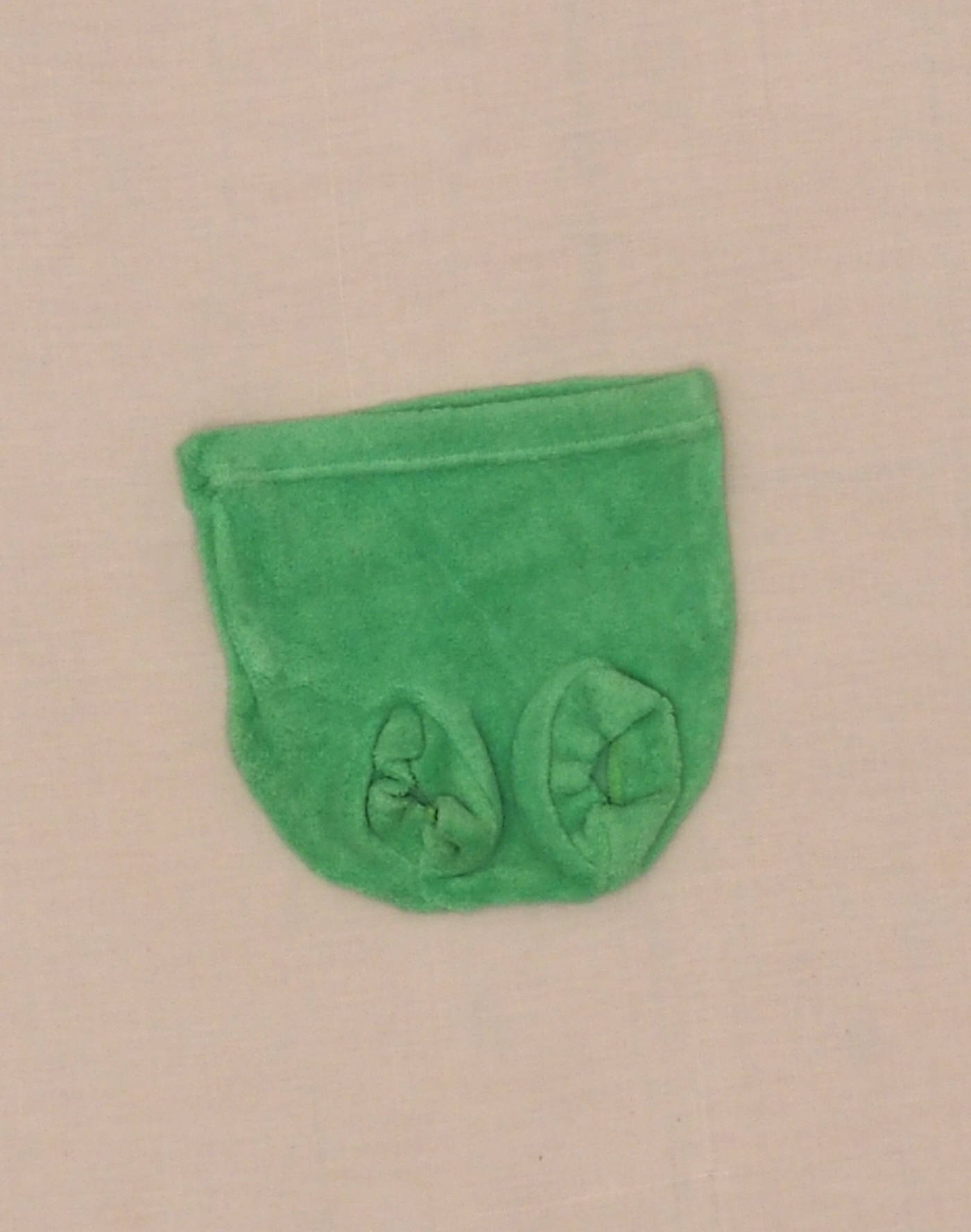 Green velvet panties 1970