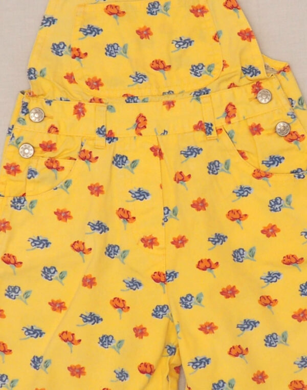 Salopette short fleurie