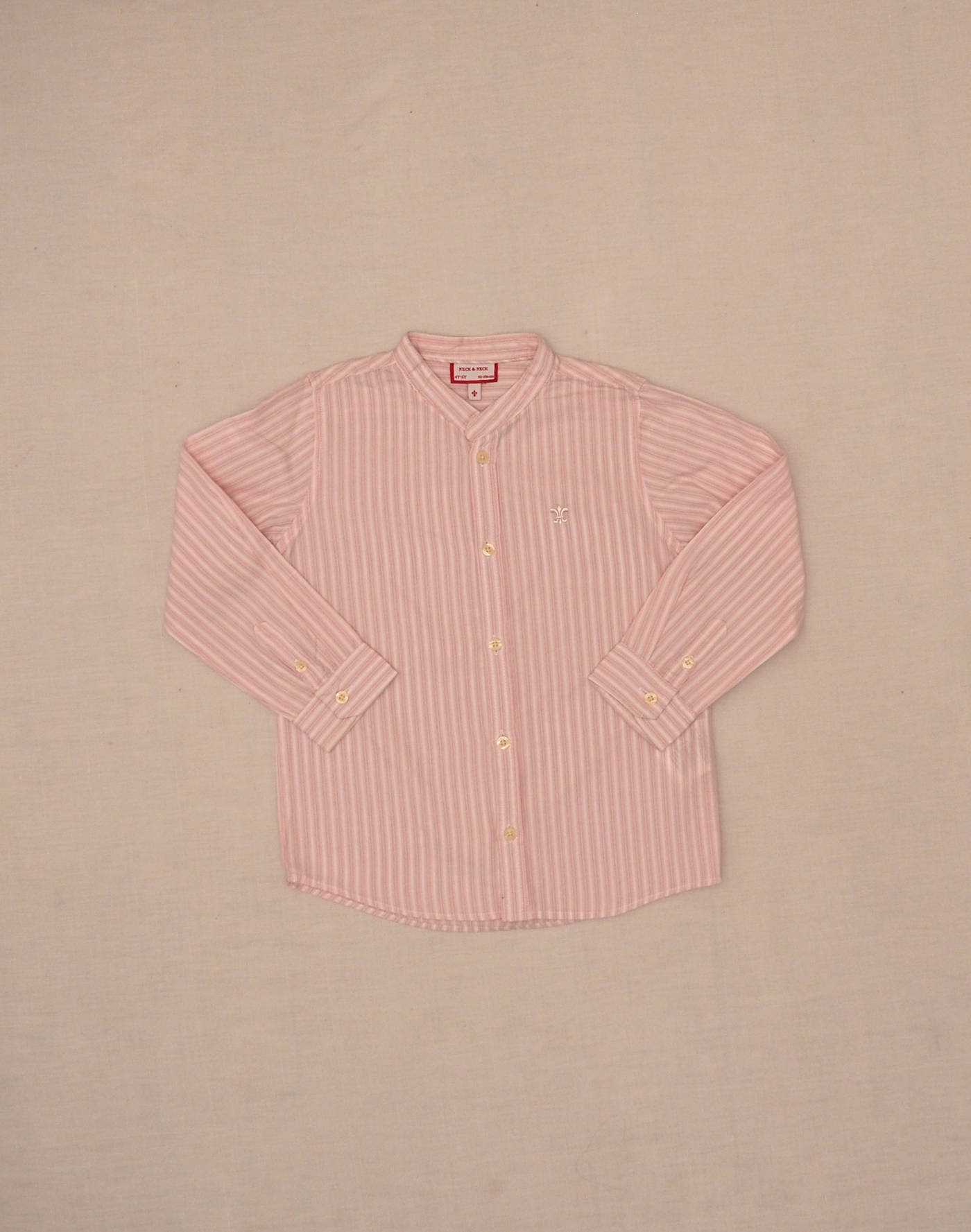 Pink striped shirt