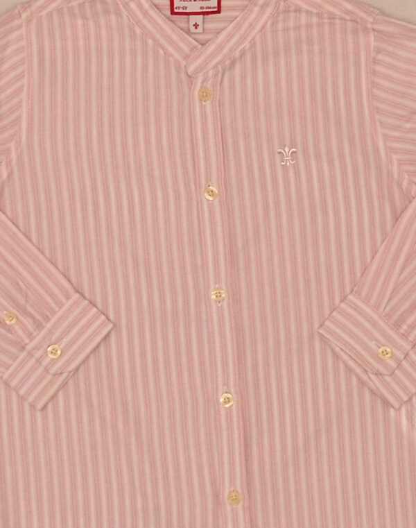 Pink striped shirt