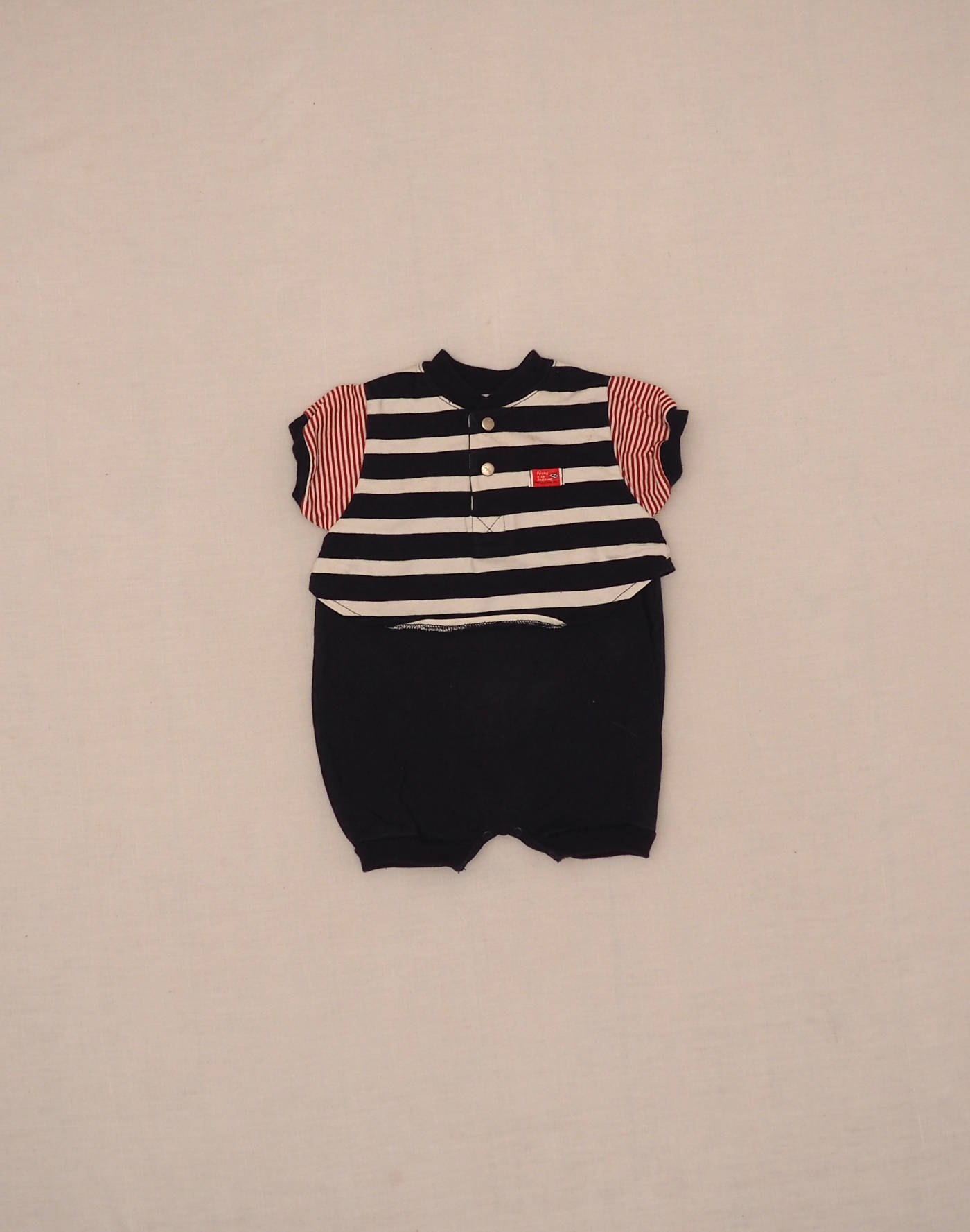 Barboteuse marine en jersey