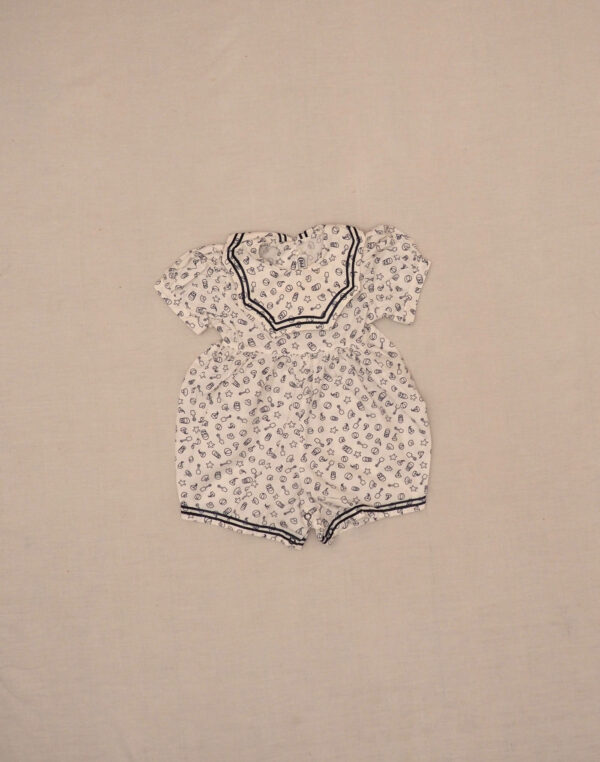 Barboteuse Cacharel motif plage