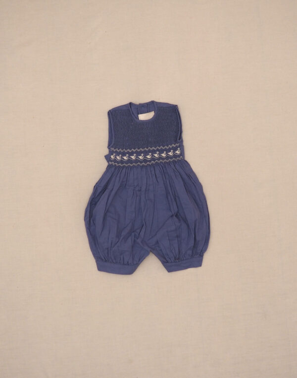 Barboteuse à smocks petits canards