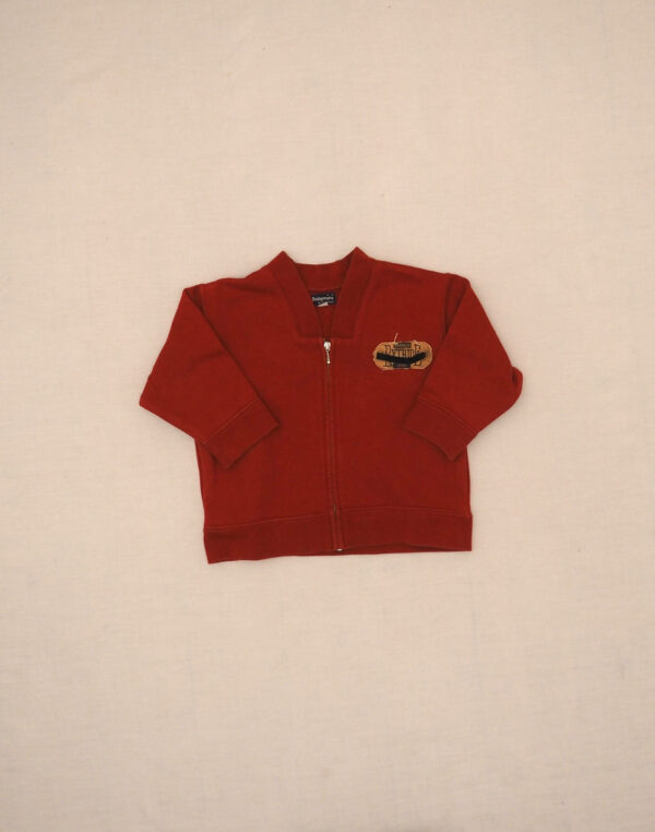 Cardigan jersey zippé