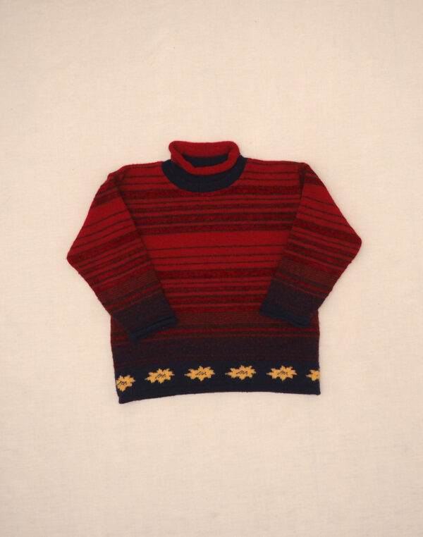 Pull jacquard étoiles