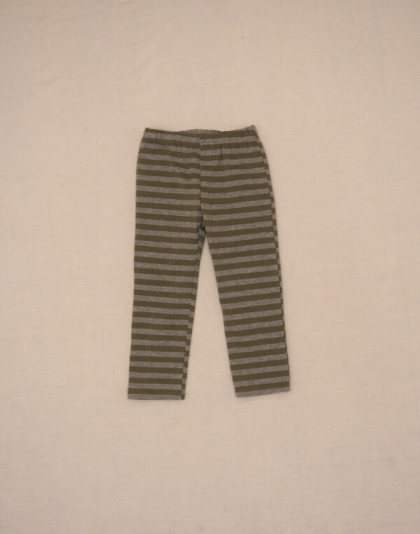 Legging rayé kaki