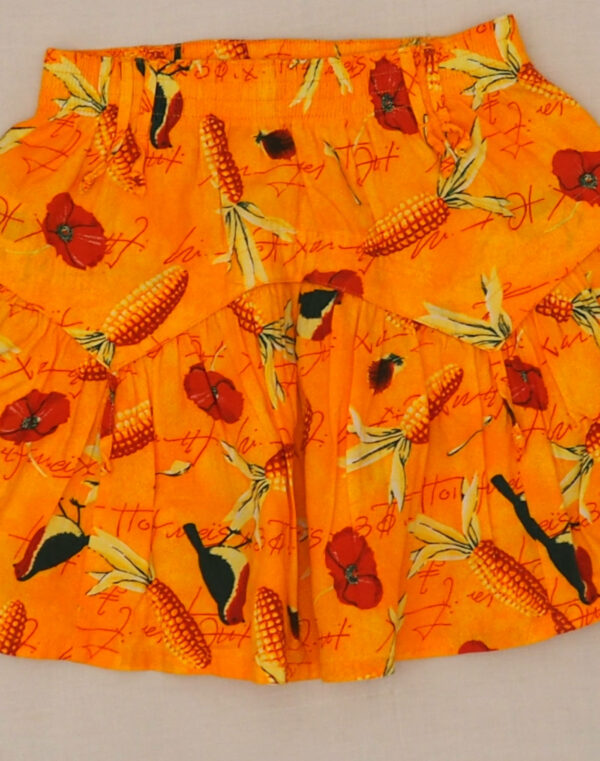 Jupe imprimé coquelicot