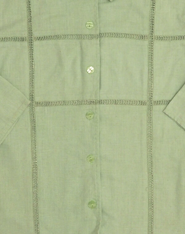 Linen & cotton openwork shirt 6 years