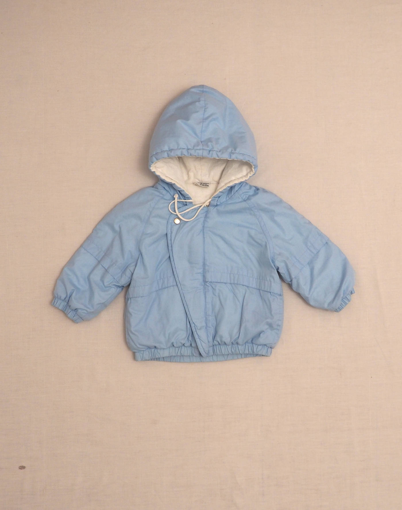 Blue hooded jacket