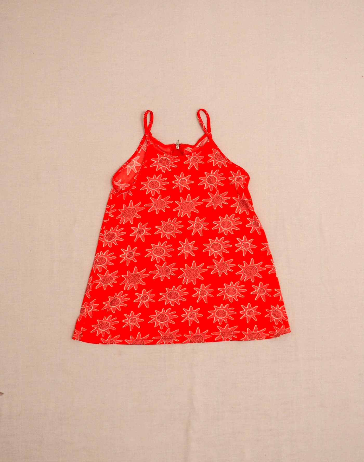 Star print strapless dress