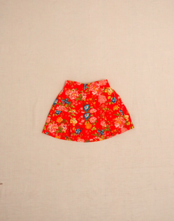 Kenzo floral velvet skirt