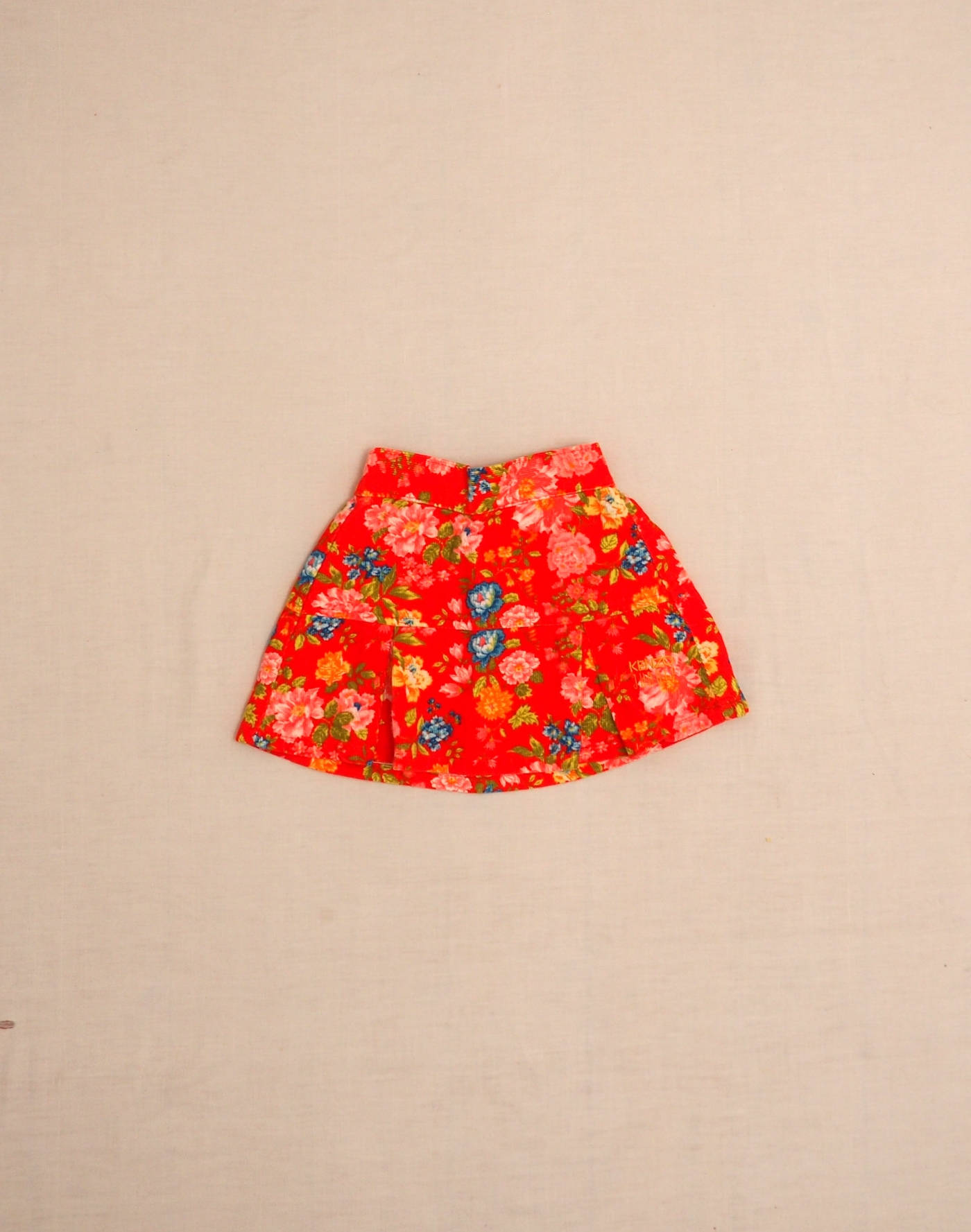 Kenzo floral velvet skirt