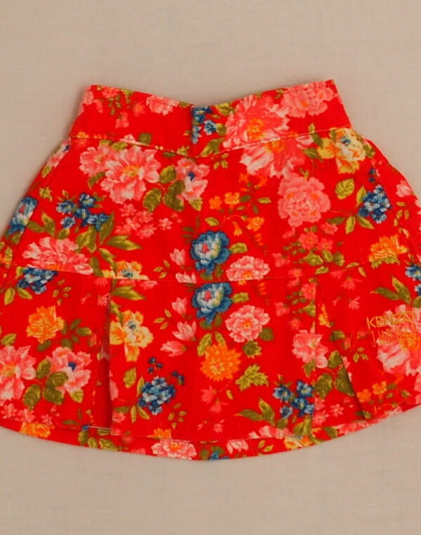 Kenzo floral velvet skirt
